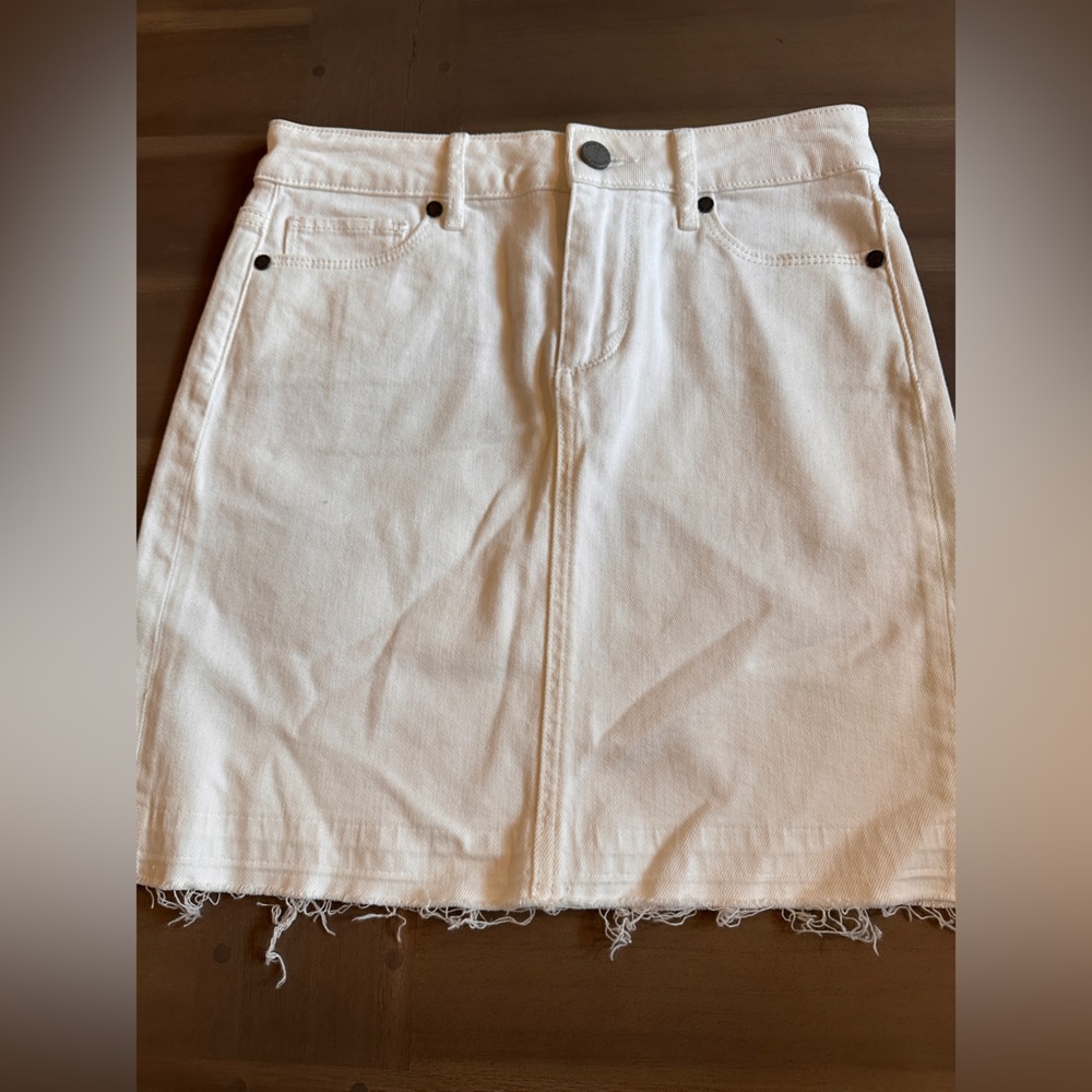 White Denim PAIGE Skirt